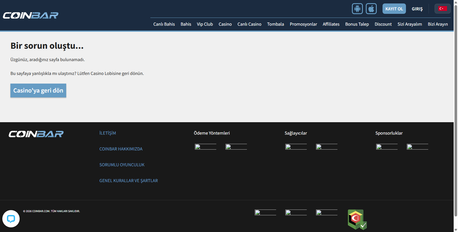 Coinbar Freebet